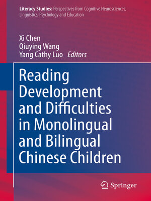 cover image of Reading Development and Difficulties in Monolingual and Bilingual Chinese Children